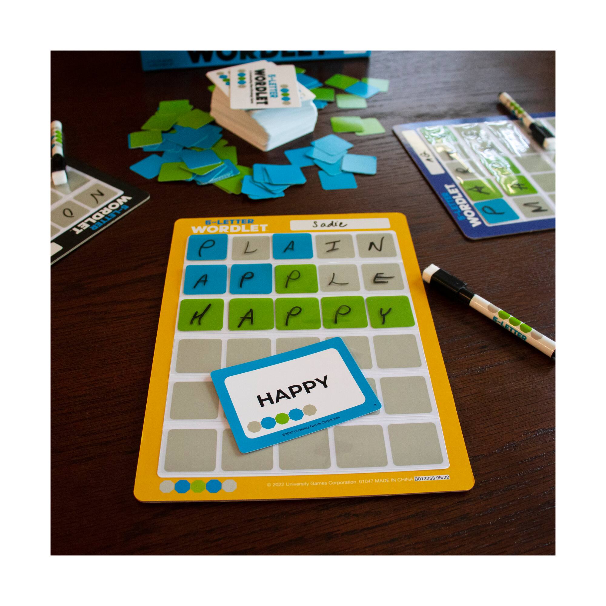 5-Letter Wordlet™: A Confounding Word Strategy Game